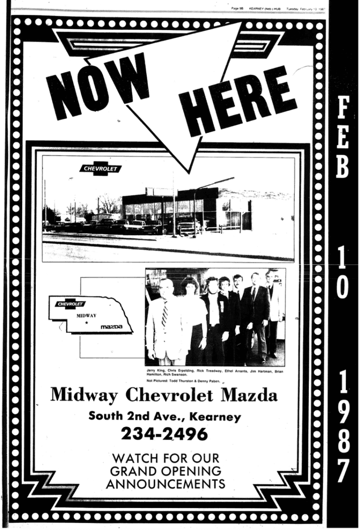 Our History Midway Auto Dealerships Kearney, NE
