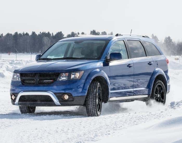 dodge journey in snow