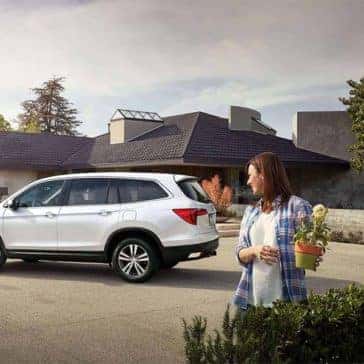2018 Honda Pilot parked at home