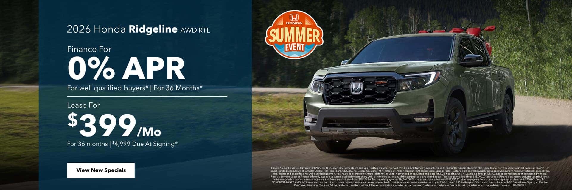 2026 Honda Ridgeline