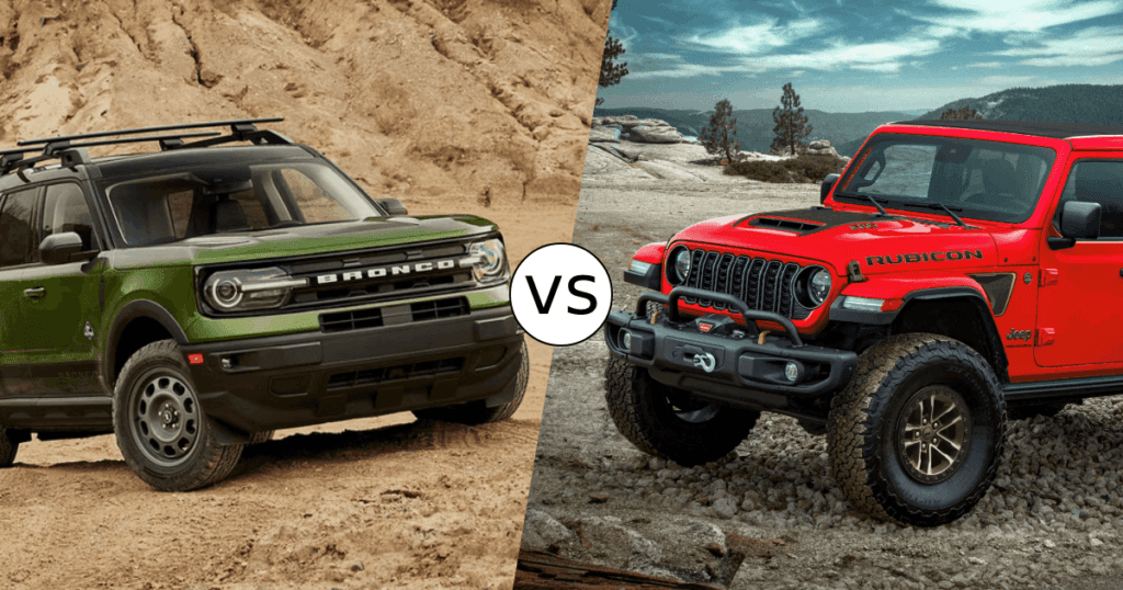 2025 Jeep Wrangler vs. Ford Bronco
