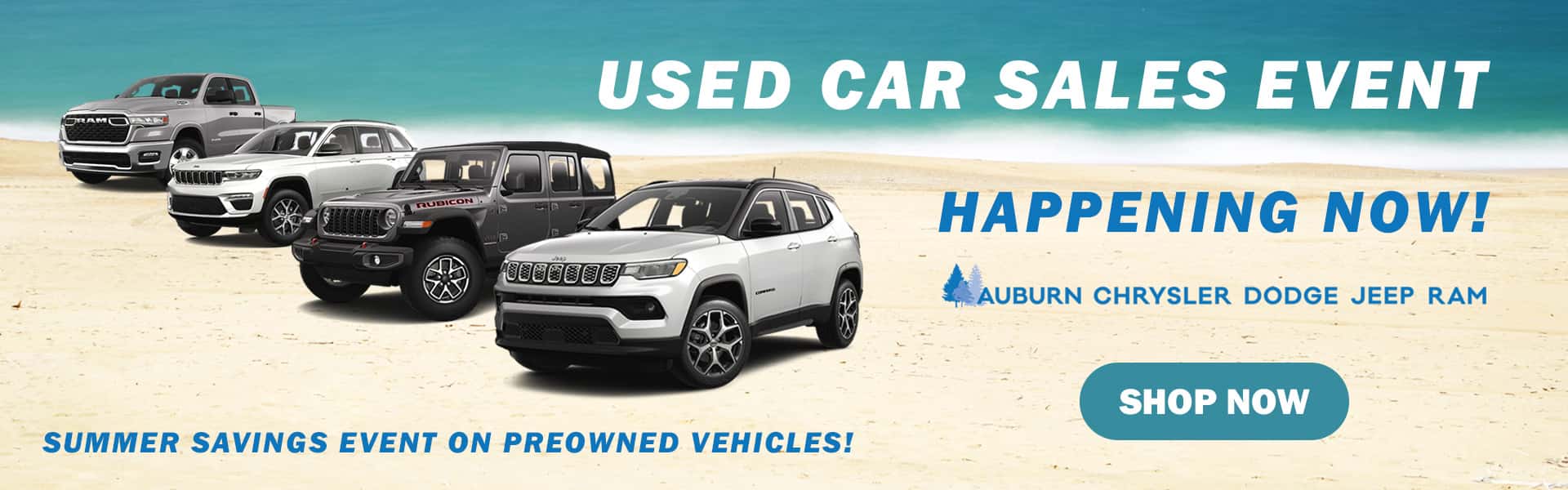 Used Car Sales Event Happening Now!