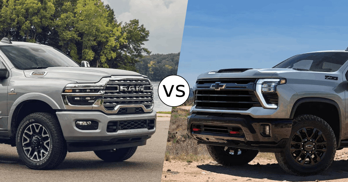 2026 Ram 2500 vs. Chevrolet Silverado 2500
