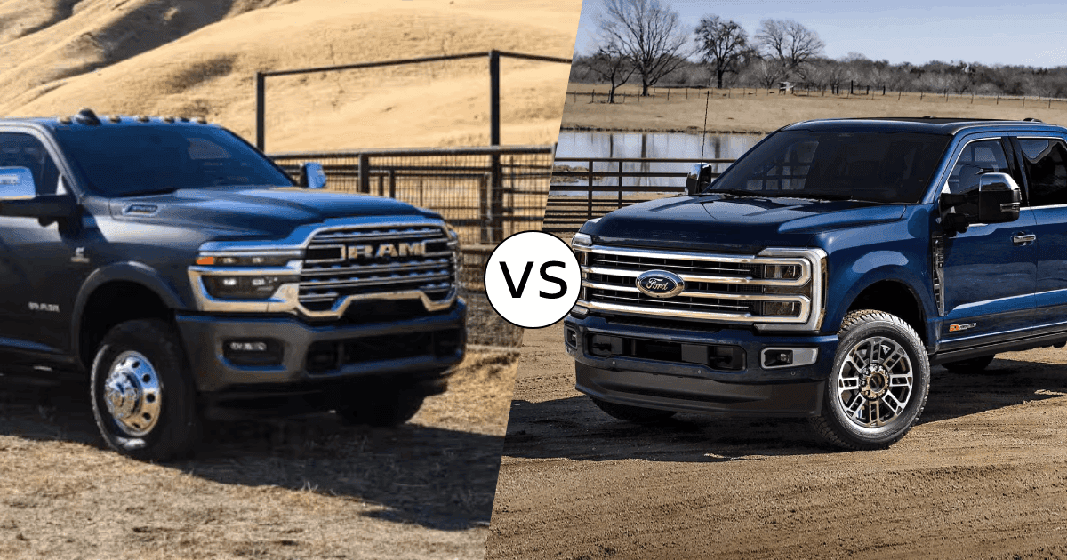 2026 Ram 3500 vs. Ford F-350