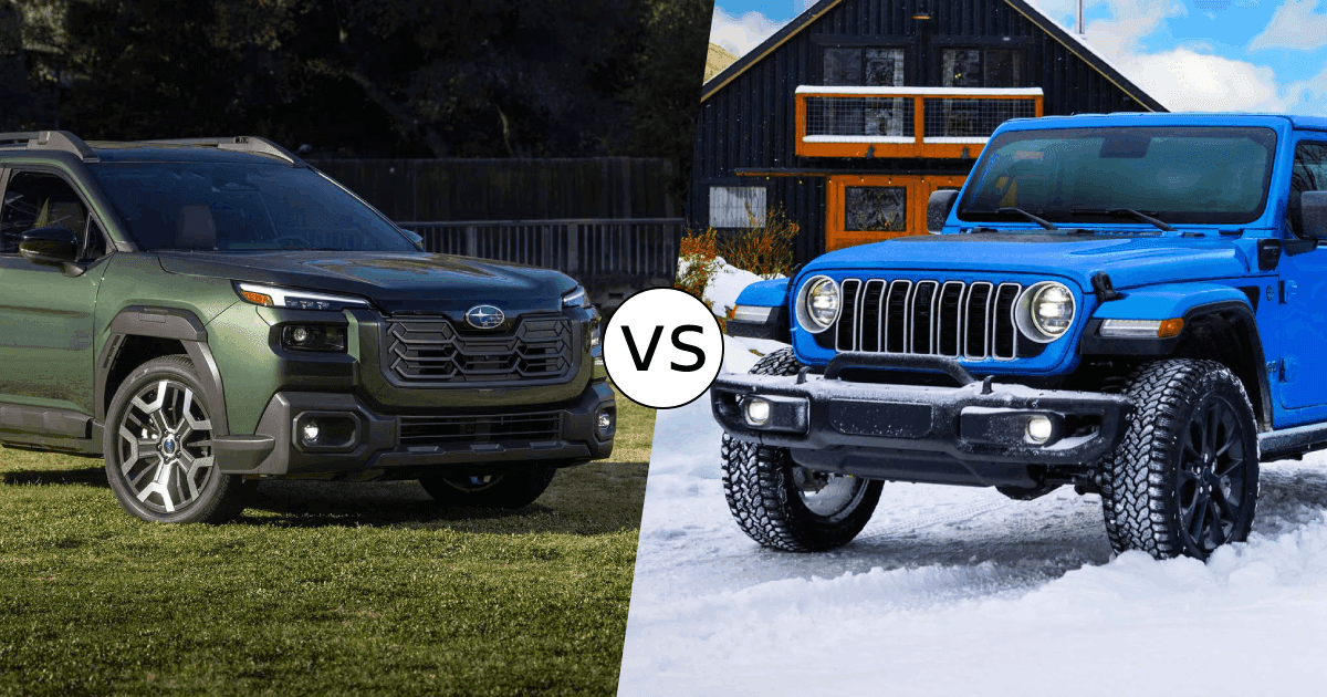 2026 Jeep Wrangler vs. 2026 Subaru Outback