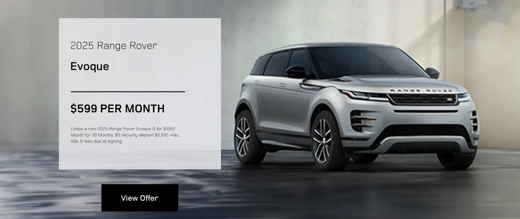 April 2025 Evoque Lease