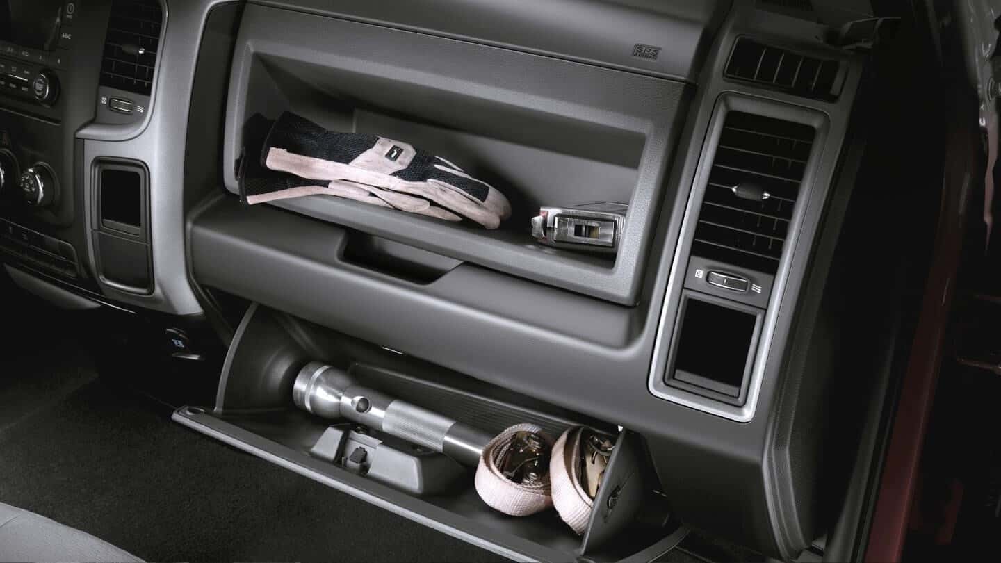 2018 Ram 1500 storage