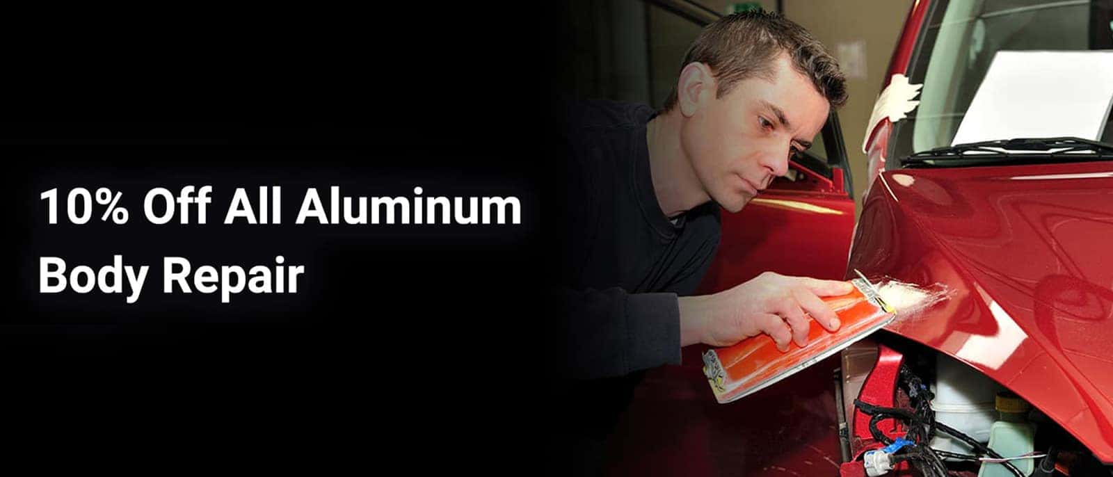 10% Off All Aluminum Body Repair