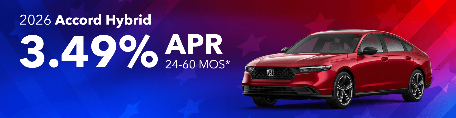 2026 Honda Accord Hybrid: 3.49% APR for 24-60 months*