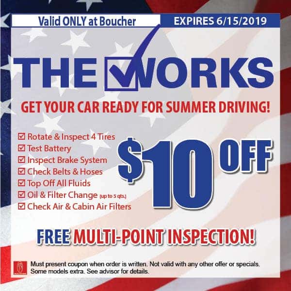 Service Coupons | May 2019 | Milwaukee, Wisconsin - Boucher Auto Group