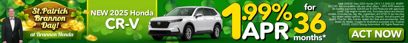 2025 Honda CR-V 1.99% APR for 36 months