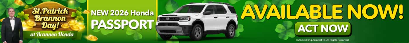 All New 2026 Honda Passport Available Now