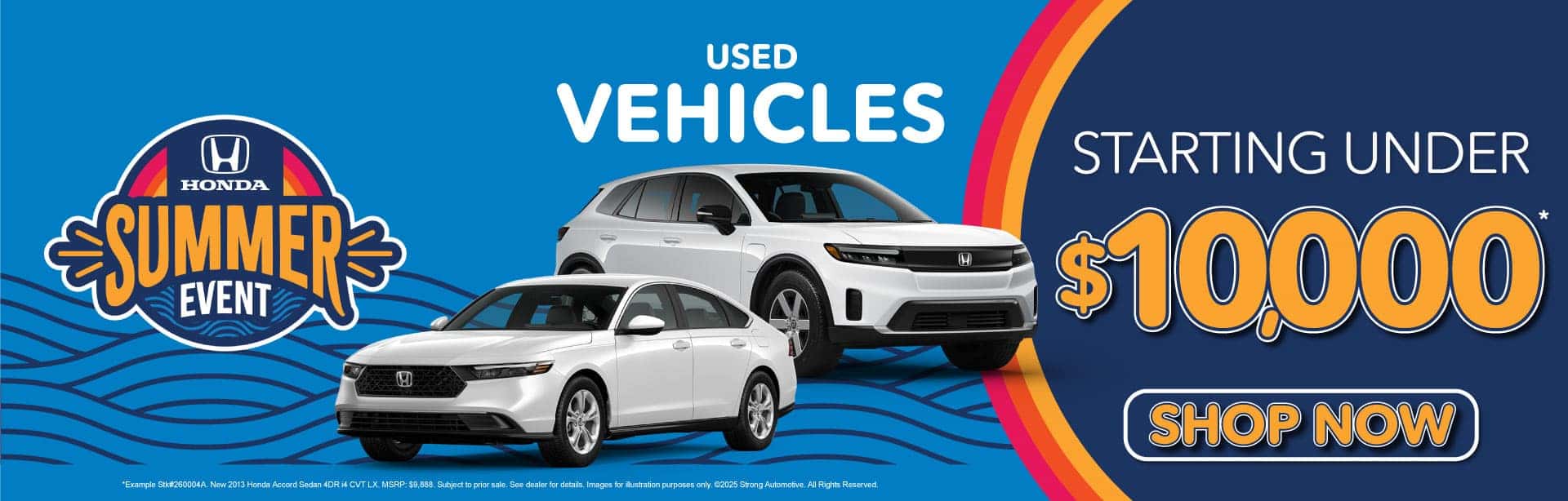 Used Vehicles Starting under $10,000*