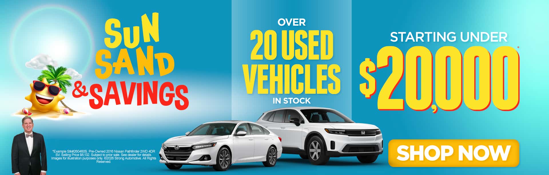 Over 20 Used Vehicles in Stock Starting under $20,000*