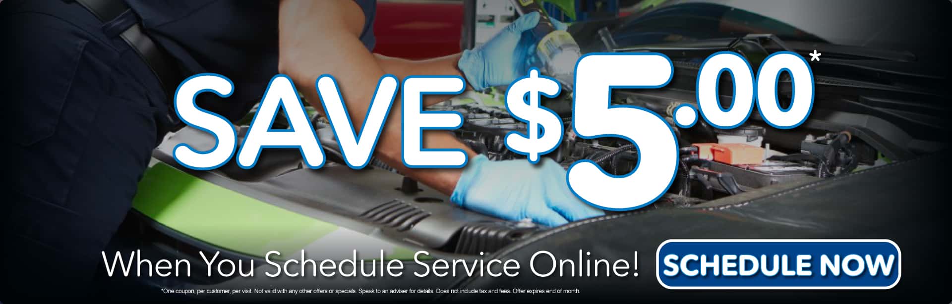 $5 Off When You Schedule Service Online!