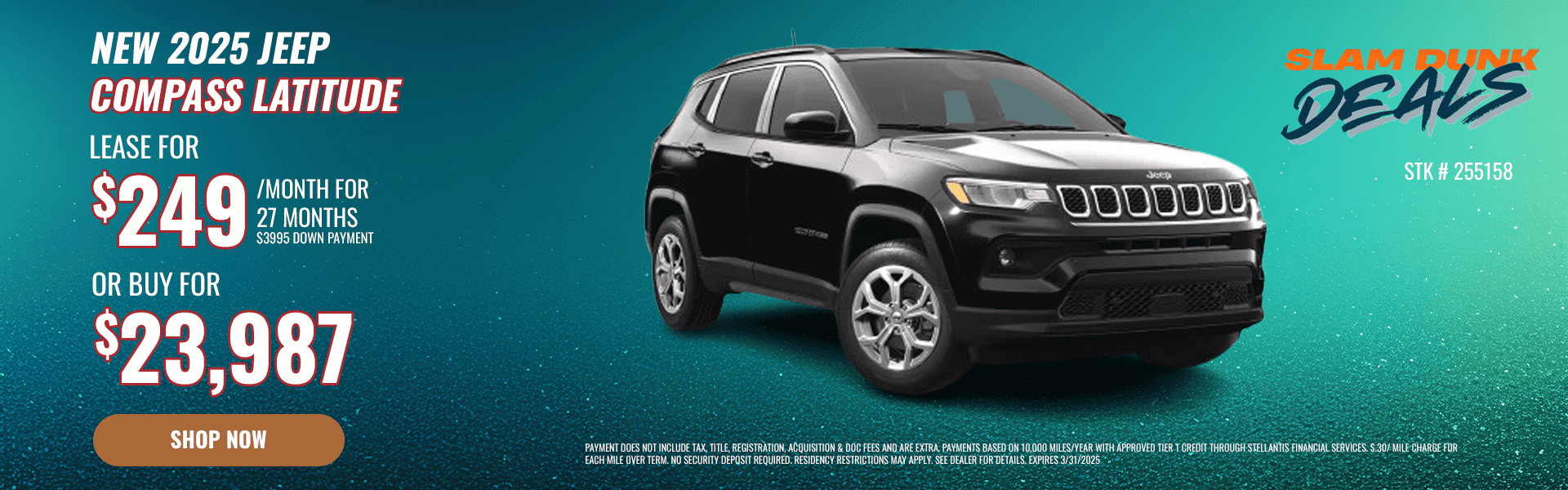 New 2025 Jeep Compass Latitude