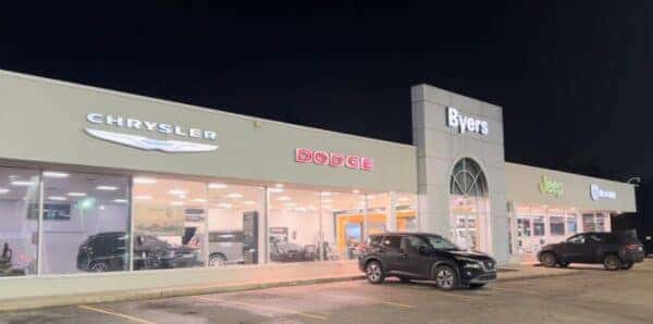 dealership night