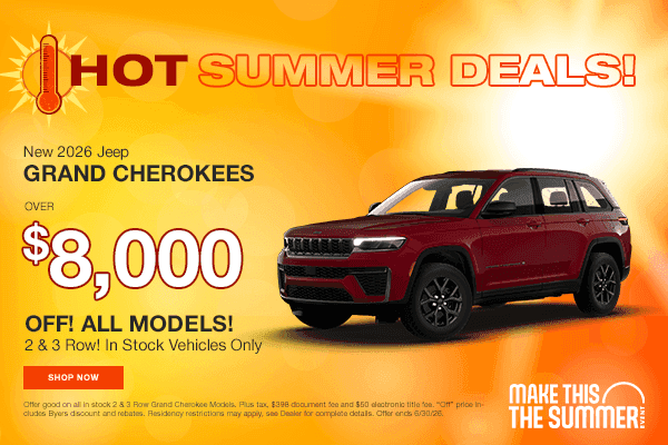 New 2026 Jeep Grand Cherokees