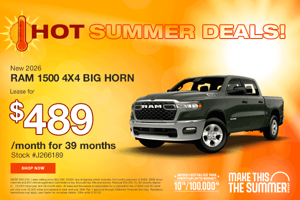 New 2026 Ram 1500 4X4 Big Horn 