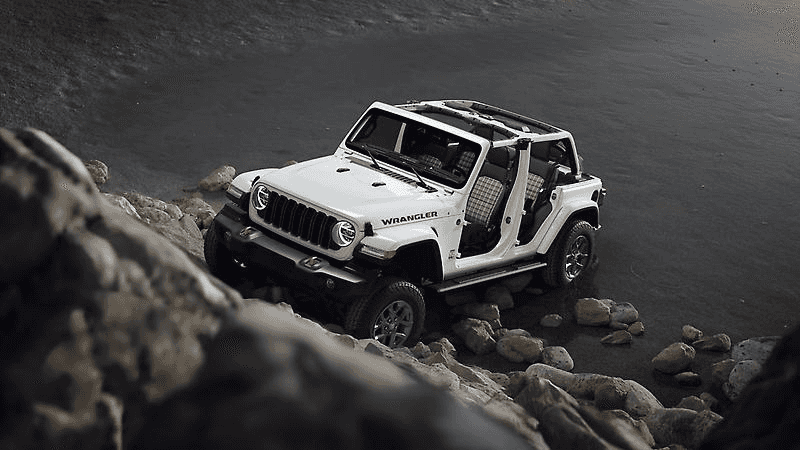 2026 Jeep Wrangler in water