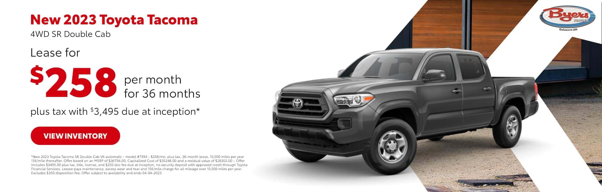 New 2023 Toyota Tacoma