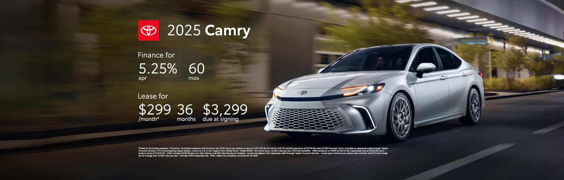 New 2025 Camry Offer