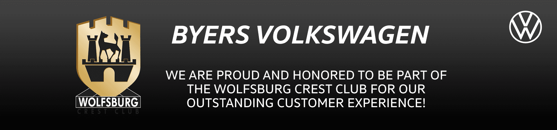 Wolfsburg Crest Club Banner