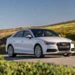 A used silver Audi purchased from an online dealer