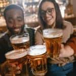 People drinking and enjoying craft beer at Crafted - Food, Beer, and Music Festival.