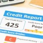 A bad credit report.