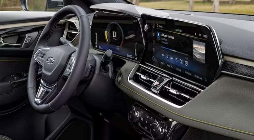 The gray dash in a 2024 Chevy Trailblazer for sale in Indianapolis.