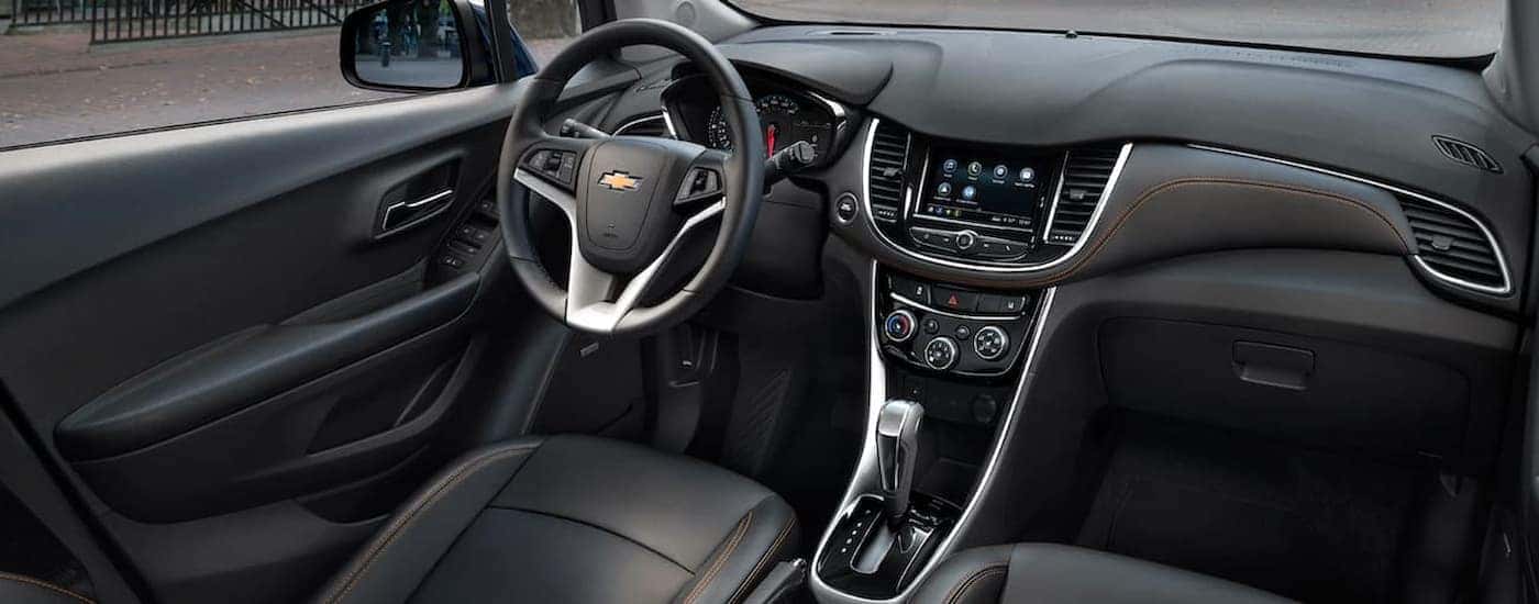Infotainment and digital gauge cluster on a 2022 Chevy Trax for sale