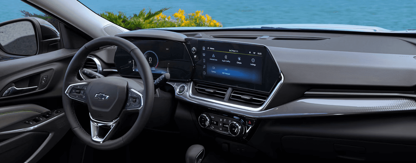 Interior dash of a 2026 Chevy Trax
