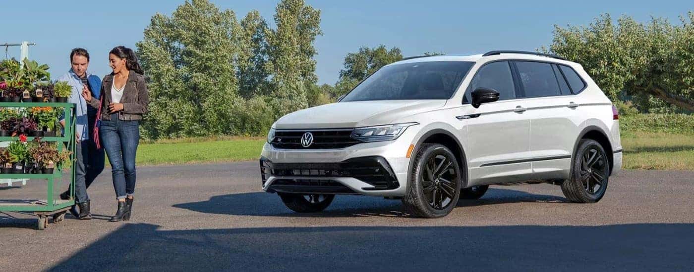 White 2023 Volkswagen Tiguan R parked