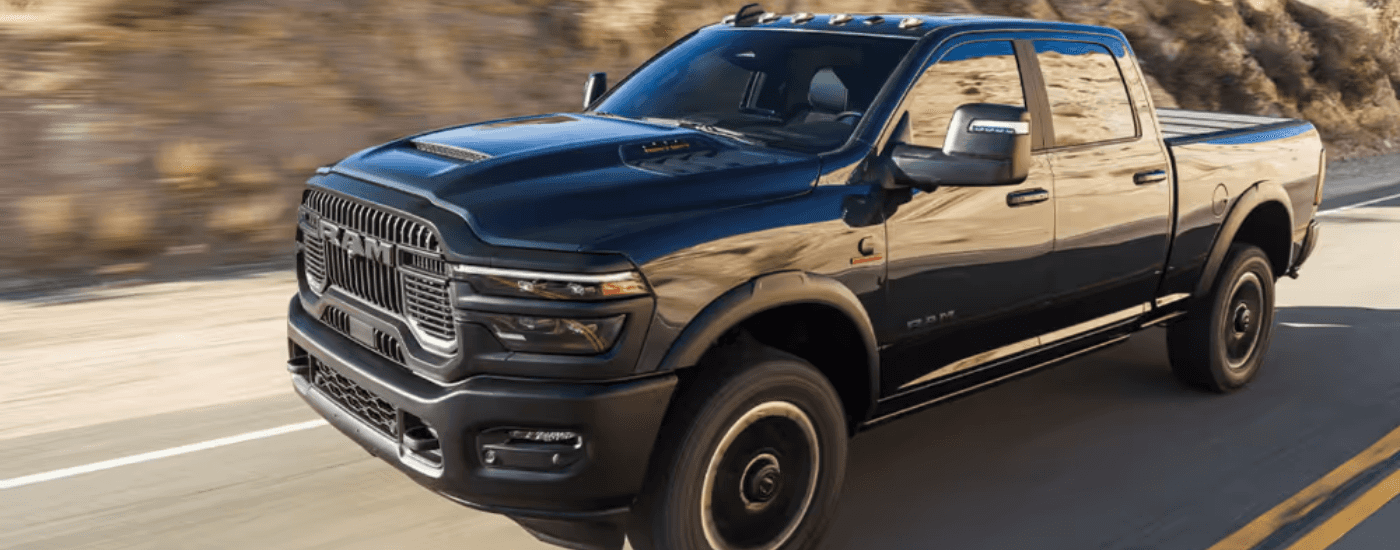 Black Ram 2500 for sale in Dallas on a test drive