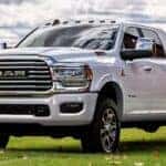 White 2024 Ram 2500 for sale in Nashville parked off-road.
