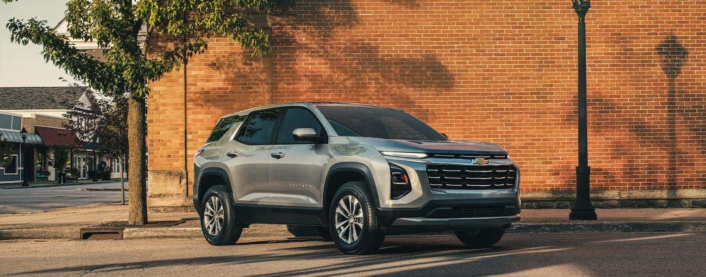 A silver 2026 Chevy Equinox parked for sale in Nashville