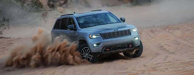 2018 Jeep Grand Cherokee Trailhawk in the Sand