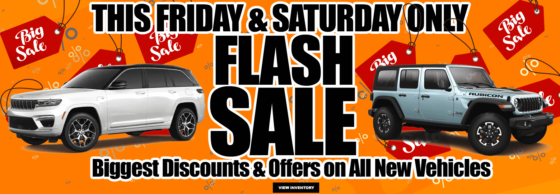 Flash Sale Only Dupage CDJR Webslider