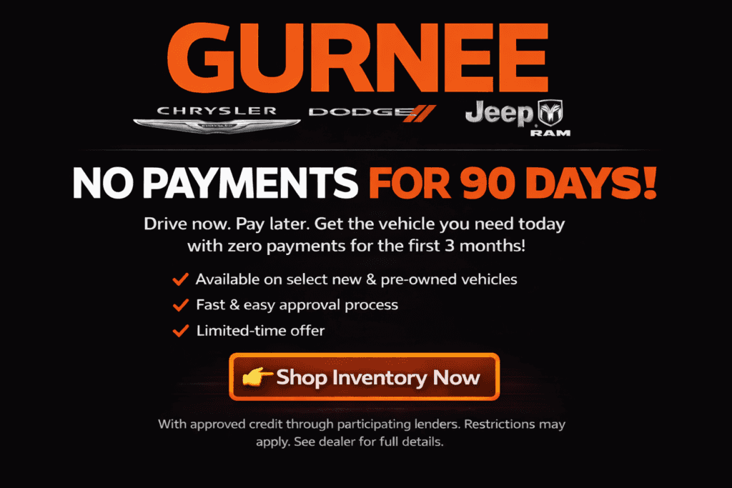 NO PAYMENTS FOR 90-DAYS!!!