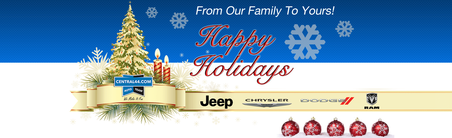 Holiday Specials | Central Chrysler Dodge Jeep Ram of Raynham