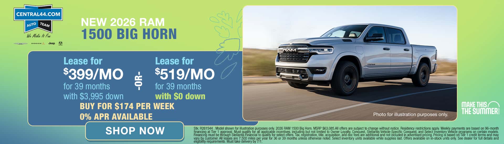 RAM 1500 Lease Deals