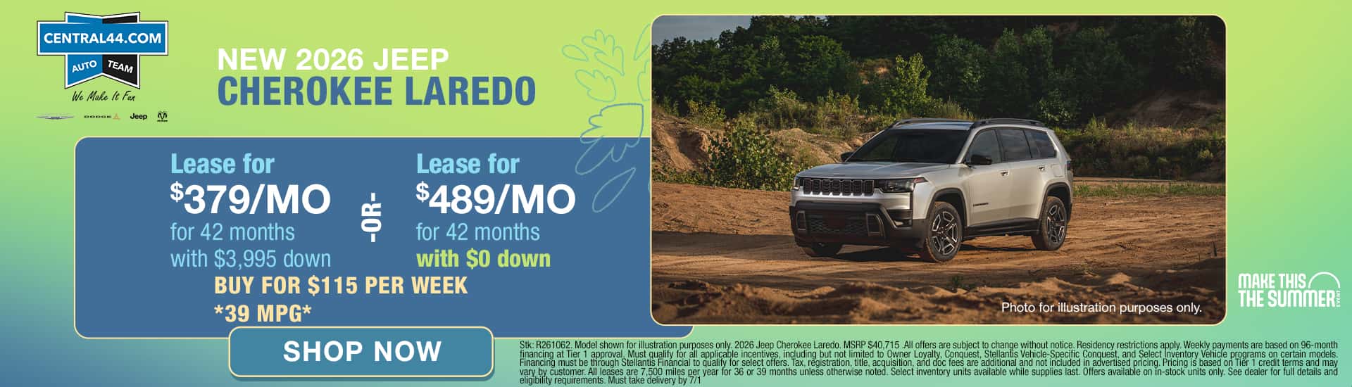 Jeep Cherokee Lease