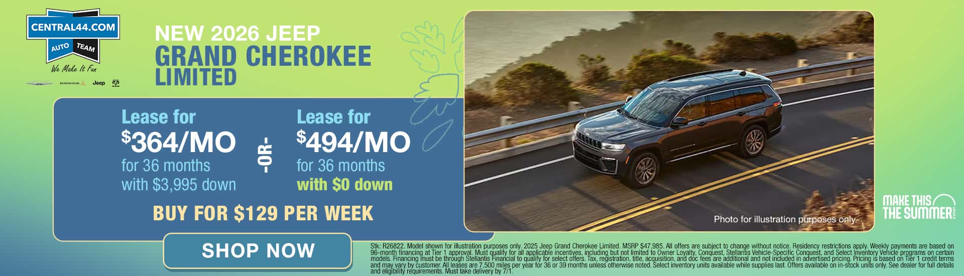 Jeep Grand Cherokee Lease