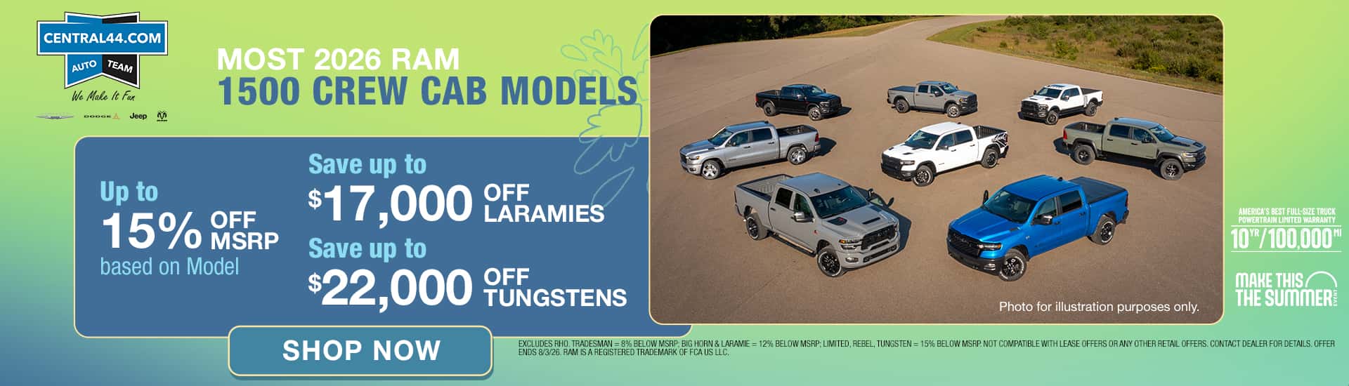 RAM TRUCK oFFER