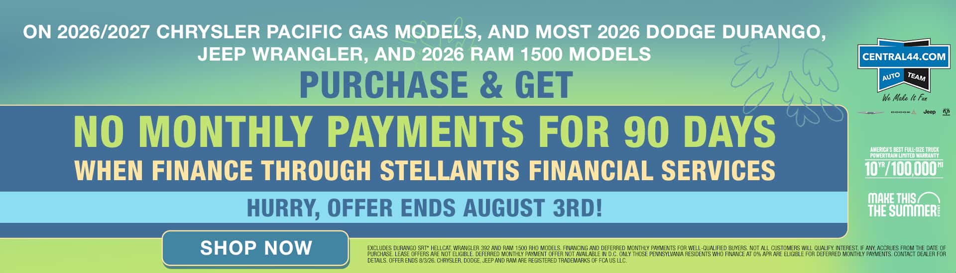 90 days no payments