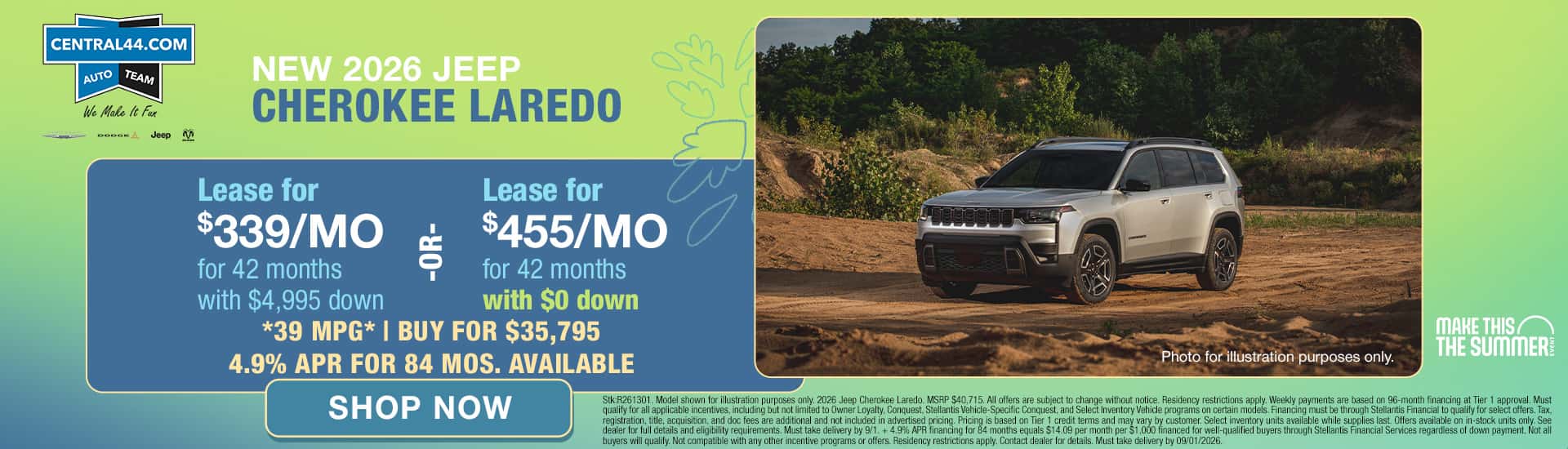 Jeep Cherokee Lease Deal