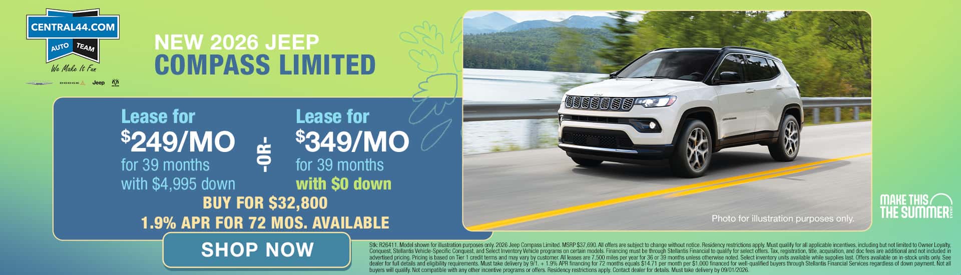 Jeep Compass Lease Deal