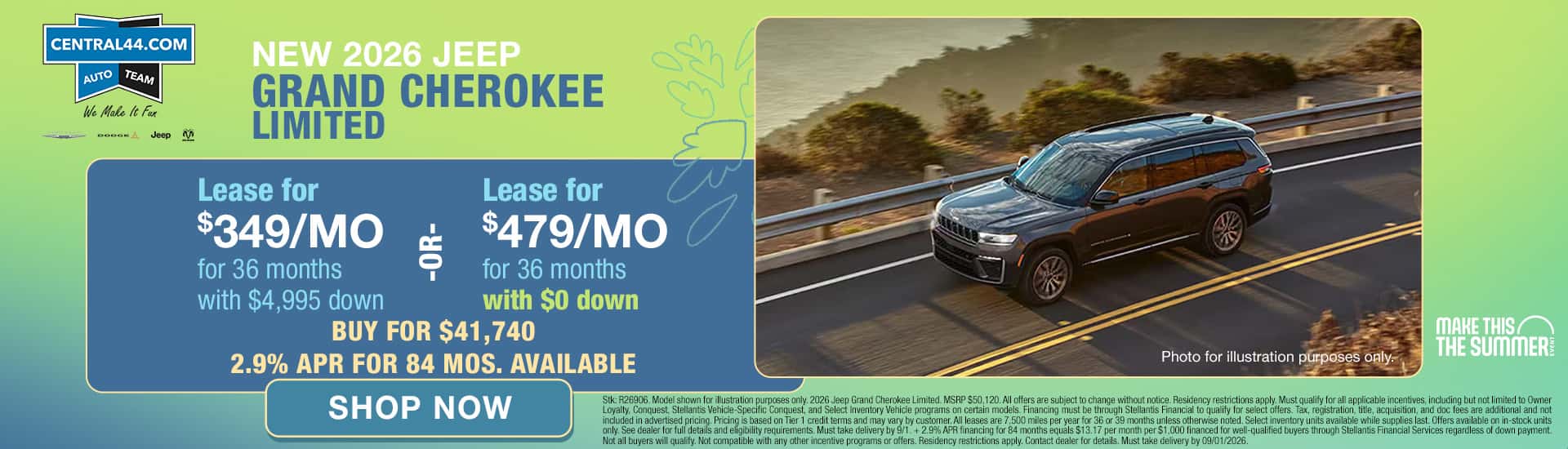 Jeep Grand Cherokee Lease Deal