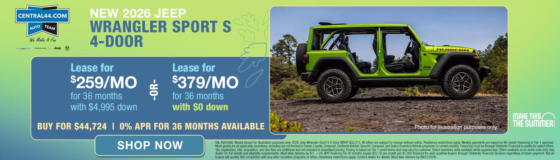 Jeep Lease Deal